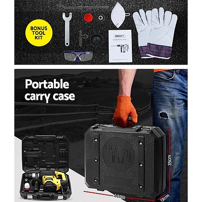 1800W Jack Hammer Electric Jackhammer Demolition Rotary Concrete Drill - Brand New - Free Shipping