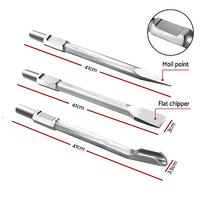 2200W Jack Hammer Commercial Jackhammer Grade Demolition Concrete