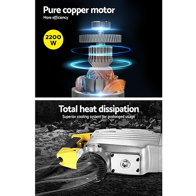 2200W Jack Hammer Commercial Jackhammer Grade Demolition Concrete