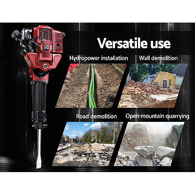 52CC Petrol Jack Hammer Demolition Breaker Concrete Jackhammer