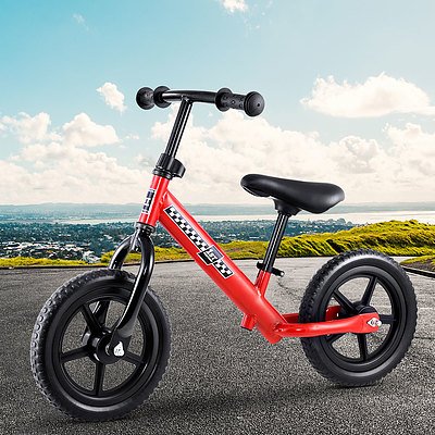 Kids Balance Bike Ride On Toys Puch Bicycle Wheels Toddler Baby 12" Bikes Red - Brand New - Free Shipping