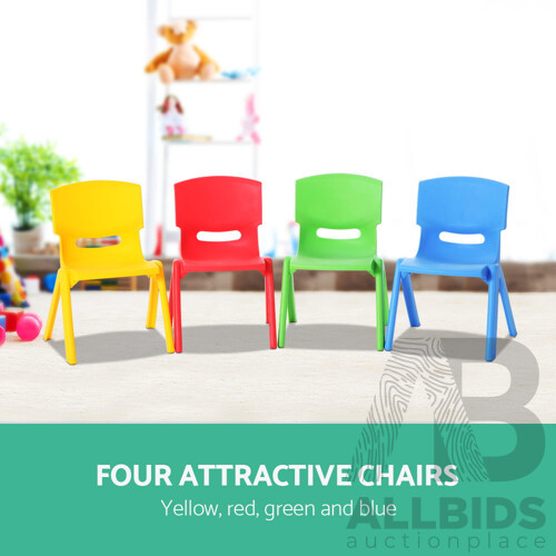 Set of 4 Kids Play Chairs - Brand New - Free Shipping
