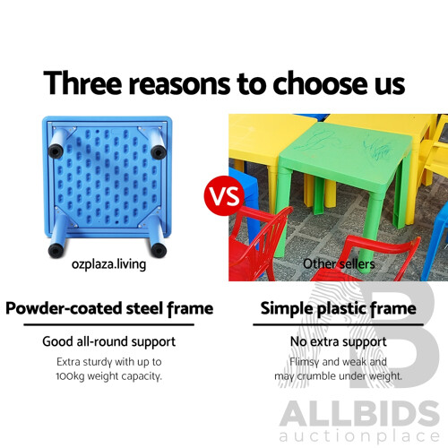 60X60CM Kids Children Painting Activity Study Dining Playing Desk Table - Brand New - Free Shipping