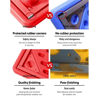 Kid's Table and Chair Set - Red - Free Shipping