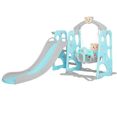 Kids Slide Swing Outdoor Slide Kids Playground Built-in Music Basketball - Brand New - Free Shipping