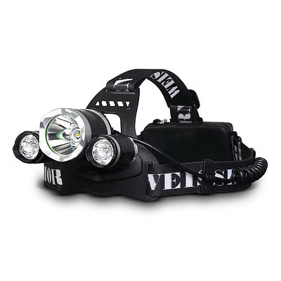 Set of 2 Four Mode LED Flash Torch Headlamp - Free Shipping