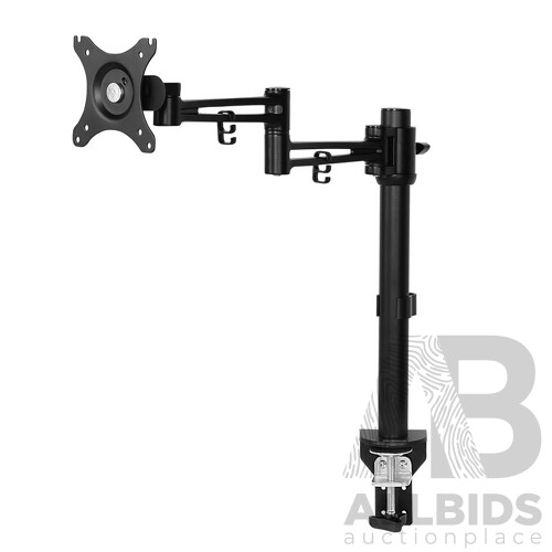 Adjustable Monitor Arm Desk Mounted - Black - Free Shipping