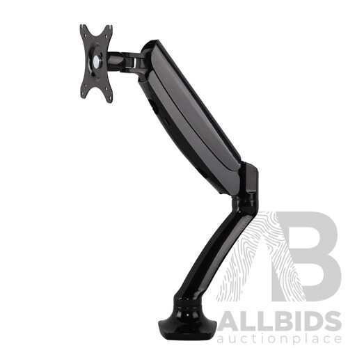 Adjustable Monitor Arm Desk Mounted - Black