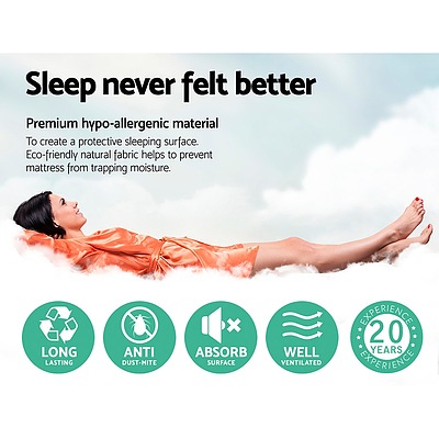 Pocket Spring Mattress High Density Foam Single - Brand New - Free Shipping