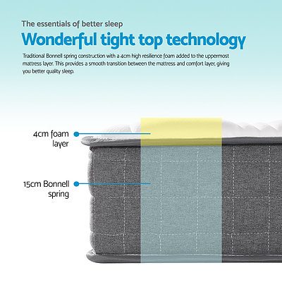 Single Size Elastic Foam Mattress - Free Shipping