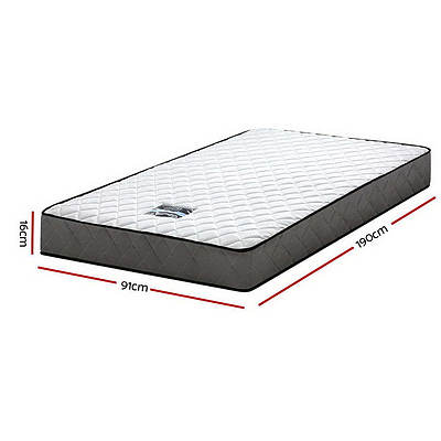 Bonnell Spring Medium Firm Mattress Single - Brand New - Free Shipping