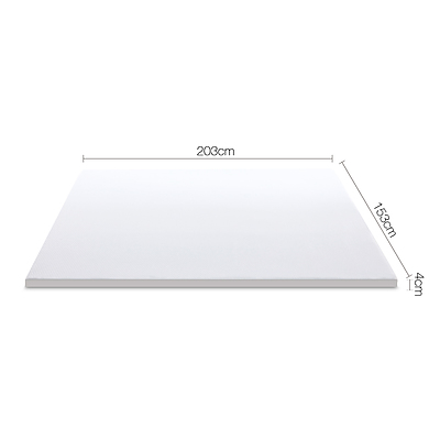 Queen Size Dual Layer Cool Gel Memory Foam Topper - Free Shipping