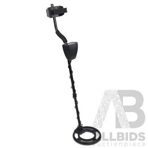 LCD Screen Metal Detector with Headphones - Black - Brand New - Free Shipping