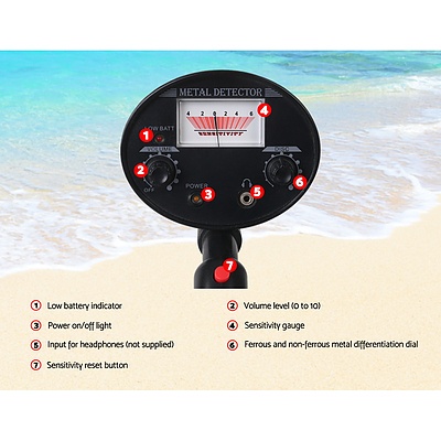 Deep Metal Detector - Black - Brand New - Free Shipping