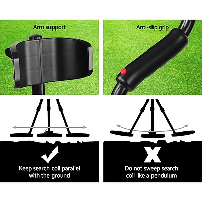 Deep Metal Detector - Black - Brand New - Free Shipping