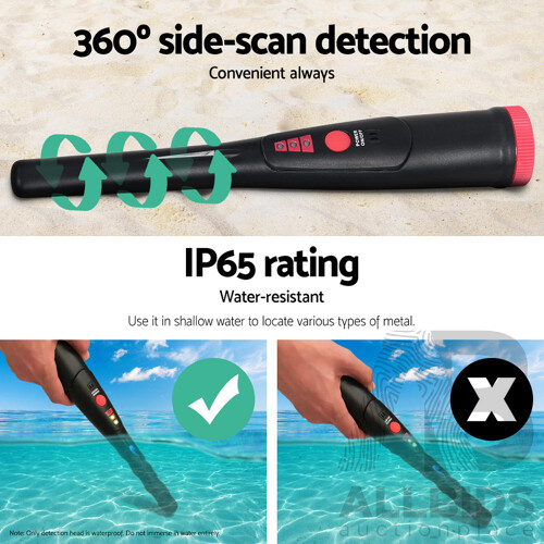 Pinpointer Metal Detector - Black - Free Shipping