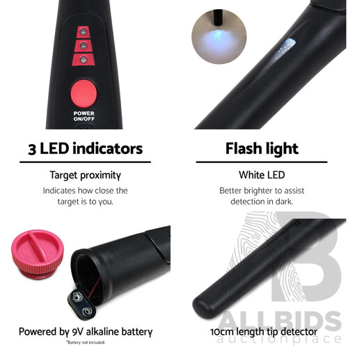 Pinpointer Metal Detector - Black - Free Shipping