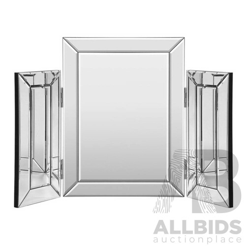 Mirrored Furniture Makeup Mirror Dressing Table Vanity Mirrors Foldable