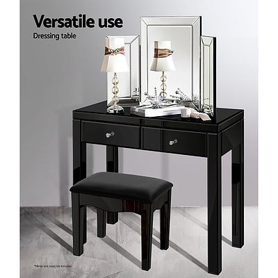 Mirrored Furniture Console Table Hallway Hall Entry Dressing Side Drawers - Brand New - Free Shipping
