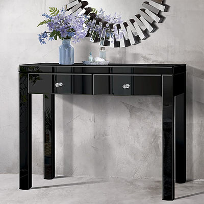 Mirrored Furniture Console Table Hallway Hall Entry Dressing Side Drawers - Brand New - Free Shipping