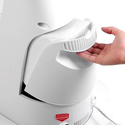 Portable Miting Fan with Remote Control - White - Free Shipping