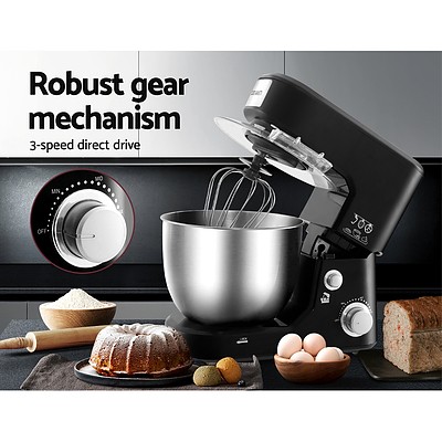 Electric Stand Mixer 1000W Kitchen Food Beater Cake Aid Whisk Bowl Hook - Brand New - Free Shipping