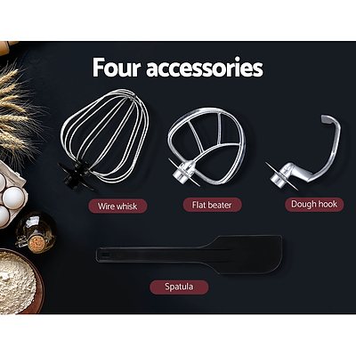 Electric Stand Mixer 1000W Kitchen Food Beater Cake Aid Whisk Bowl Hook - Brand New - Free Shipping