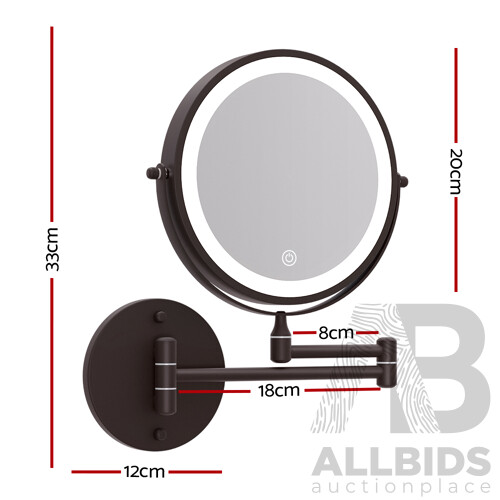 Extendable Makeup Mirror 10X Magnifying Double-Sided Bathroom Mirror BR - Brand New - Free Shipping