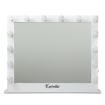 Embellir Make Up Mirror with LED Lights - White