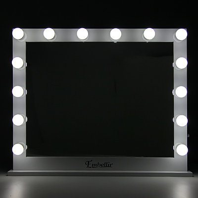 Embellir Make Up Mirror with LED Lights - White
