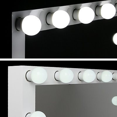 Embellir Make Up Mirror with LED Lights - White
