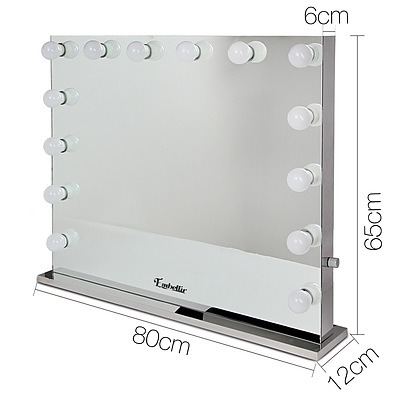 Embellir Holly Wood Make Up Mirror with LED Light Bulbs