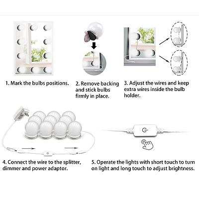 Mirror LED Lights Kit - Brand New - Free Shipping