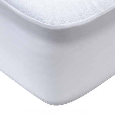 Giselle Bedding Queen Size Terry Cotton Mattress Protector  - Free Shipping