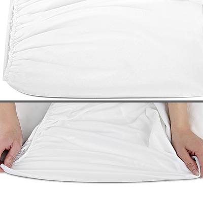 Giselle Bedding Queen Size Terry Cotton Mattress Protector  - Free Shipping