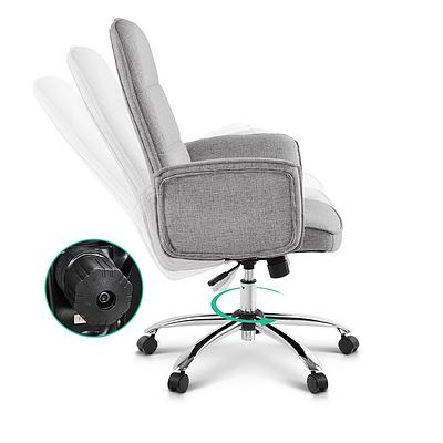 Fabric Office Desk Chair - Grey