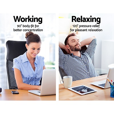 PU Leather Mesh High Back Office Chair - Black - Brand New - Free Shipping