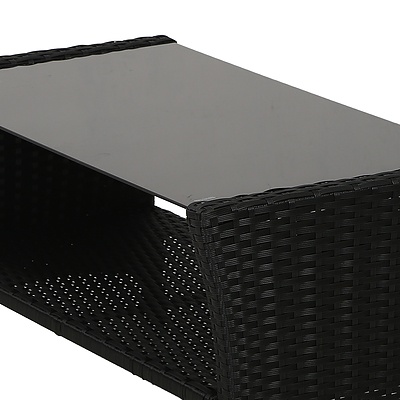 Outdoor Furniture Lounge Table Chairs Garden Patio Wicker Sofa Set