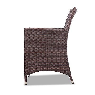 3-piece Outdoor Chair and Table Set Brown - Brand New - Free Shipping