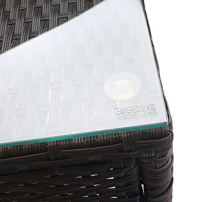 3-piece Outdoor Chair and Table Set Brown - Brand New - Free Shipping