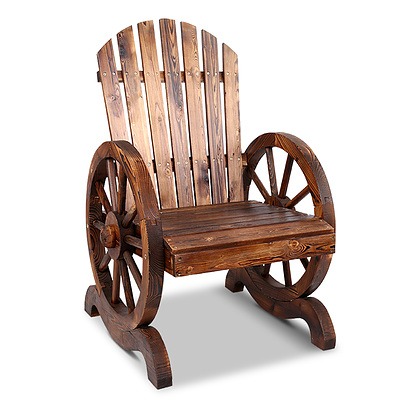Wooden Wagon Chair Outdoor - Brand New - Free Shipping