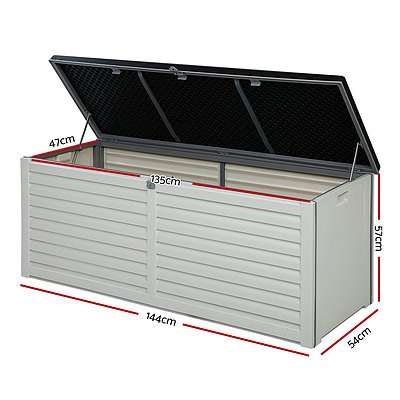 Outdoor Storage Box Bench Seat Toy Tool Sheds 390L - Brand New - Free Shipping