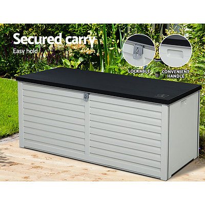 Outdoor Storage Box Bench Seat Toy Tool Sheds 390L - Brand New - Free Shipping