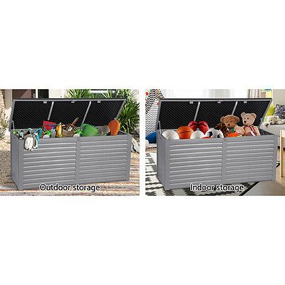 Outdoor Storage Box Bench Seat Garden Sheds Chest 490L - Brand New - Free Shipping