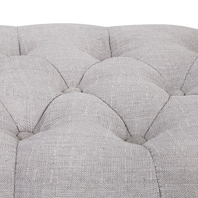 Fabric Storage Ottoman - Beige - Brand New - Free Shipping