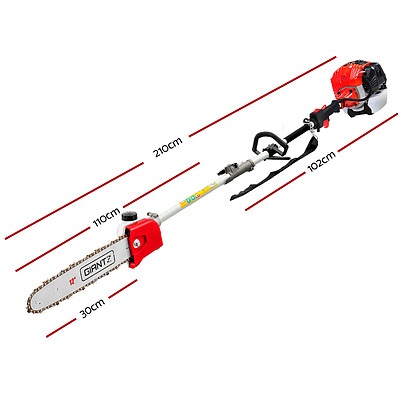 65CC Pole Chainsaw Petrol Chain Saw Brush Cutter Brushcutter Tree - Brand New - Free Shipping