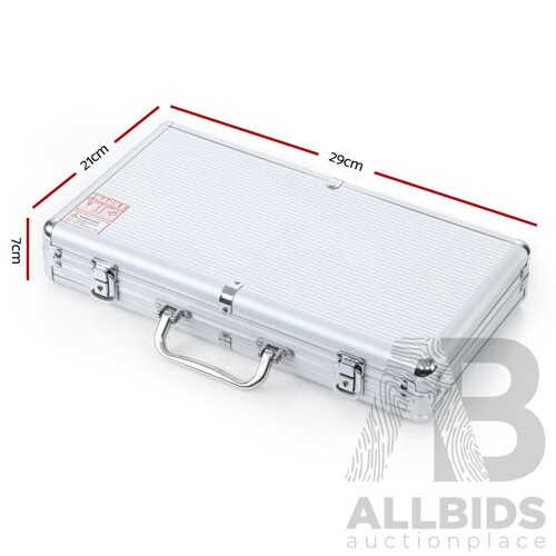 Poker Chip Set 300PC Chips TEXAS HOLD'EM Casino Gambling Dice Cards - Brand New - Free Shipping