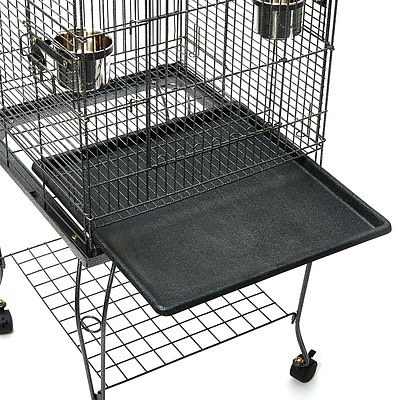 i.Pet Large Bird Cage with Perch - Black - Brand New - Free Shipping