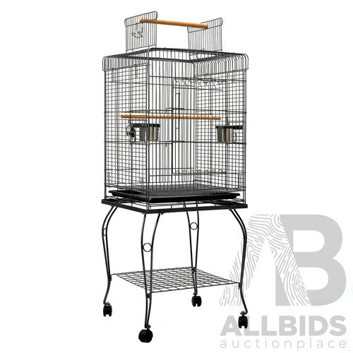 i.Pet Large Bird Cage with Perch - Black - Brand New - Free Shipping