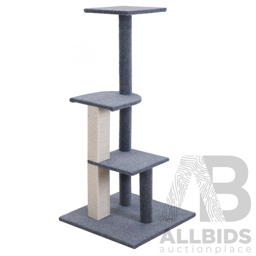 124cm Cat Scratching Post - Grey - Brand New - Free Shipping